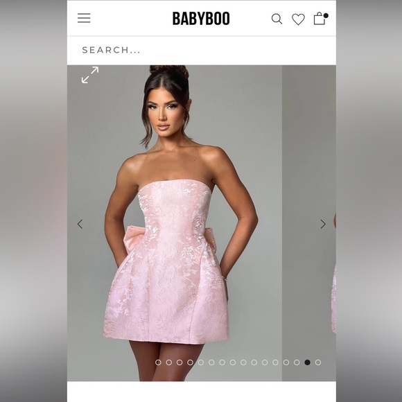 Baby Boo pink mini dress - Picture 2 of 5